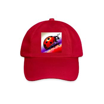 Marienkäfer - Baseballkappe - klassisch Rot - Vorne