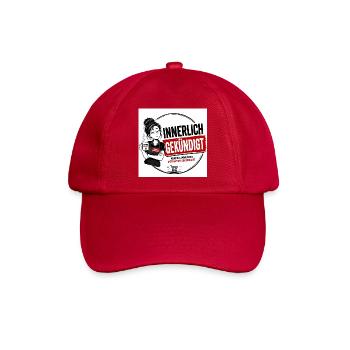 „Innerlich Gekündigt“ – das perfekte T-Shirt  - Baseballkappe - klassisch Rot - Vorne
