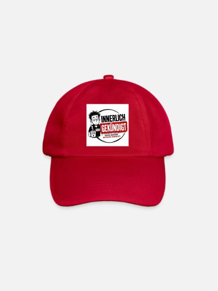 Innerlich habe gekündigt - Baseballkappe - klassisch Rot