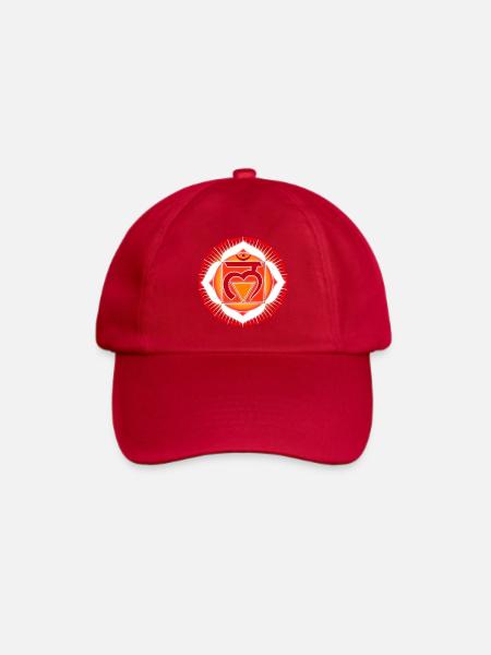 Wurzelchakra Muladhara - Baseballkappe - klassisch Rot