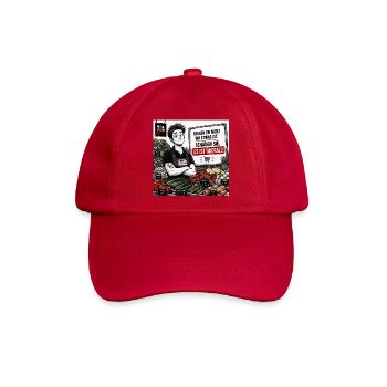 Fragen Sie nicht, wo etwas ist. - Baseballkappe - klassisch Rot - Vorne