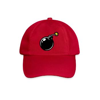 Bombe Comic - Baseballkappe - klassisch Rot - Vorne