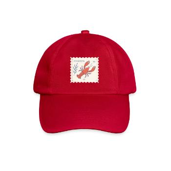 Aragosta Stempelkunst Lobster - Baseballkappe - klassisch Rot - Vorne