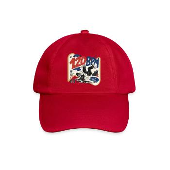 Vintage-Hip-Hop-Breakdance aus den 90ern mit 120 BPM. - Baseballkappe - klassisch Rot - Vorne
