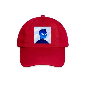 Blue Gradient Mask Avatar - Baseballkappe - klassisch Rot - Vorne