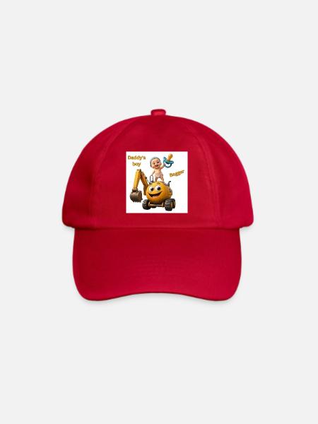 Daddy-s_boy_20260824_104620_0000 - Baseballkappe - klassisch Rot