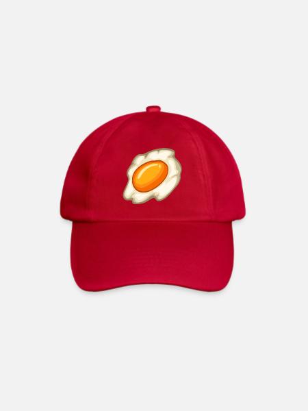Sunny Fried Egg Illustration - Baseballkappe - klassisch Rot