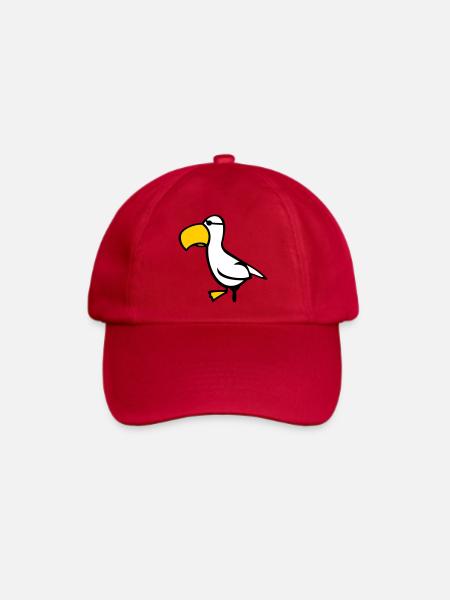 Piratenmöwe - Baseballkappe - klassisch Rot