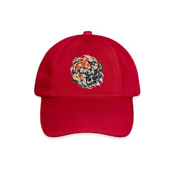 Lucky Koi - Baseballkappe - klassisch Rot - Vorne