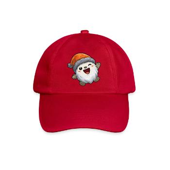 Fröhlicher Schneeball mit Santa Hut - Baseballkappe - klassisch Rot - Vorne
