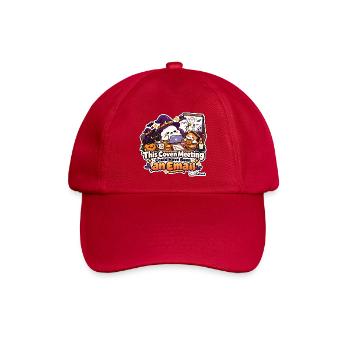 Halloween – Dieses Treffen hätte eine E-Mail sein können - Baseballkappe - klassisch Rot - Vorne
