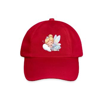Schlafende Zahnfee Pastell - Baseballkappe - klassisch Rot - Vorne