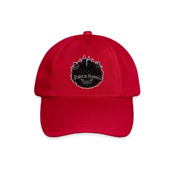 Fröhliche Finsternis Adventskranz Gothic Shirt - Baseballkappe - klassisch Rot - Vorne