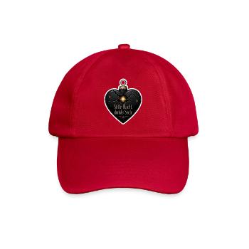 Stille Nacht dunkle Seele Weihnachtskugel Gothic - Baseballkappe - klassisch Rot - Vorne