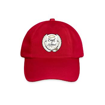 Engel im Nachtdienst Pflege Krankenschwester Shirt - Baseballkappe - klassisch Rot - Vorne