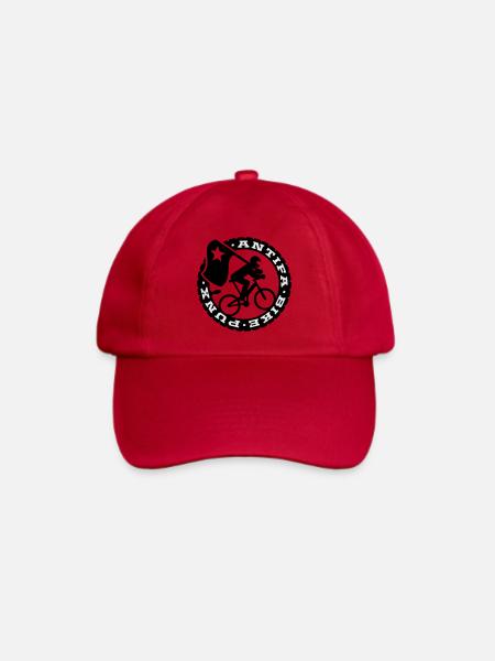 Antifa Bike Punks - Baseballkappe - klassisch Rot