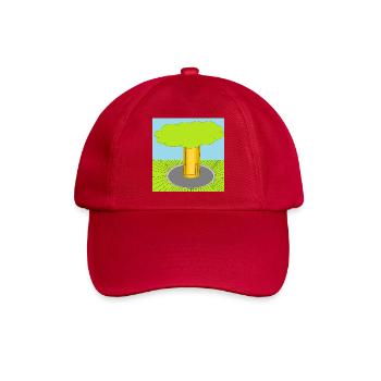 Baumdurchbruch Pop Art Waldszene - Baseballkappe - klassisch Rot - Vorne