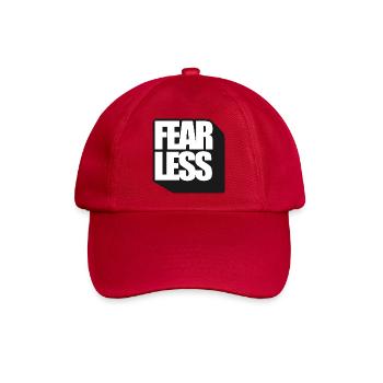 Furchtlose, kühne Typografie - Baseballkappe - klassisch Rot - Vorne