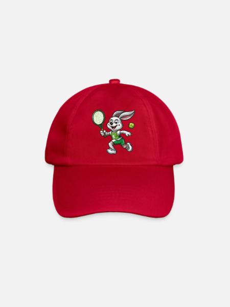 Hoppel Tennis Aufschlagheld - Baseballkappe - klassisch Rot