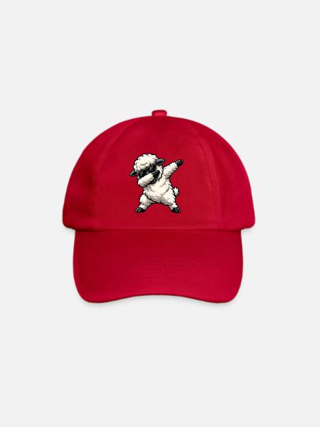Dabbing Schaf - Baseballkappe - klassisch Rot