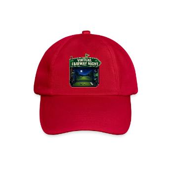 VIRTUAL FAIRWAY NIGHT - Baseballkappe - klassisch Rot - Vorne