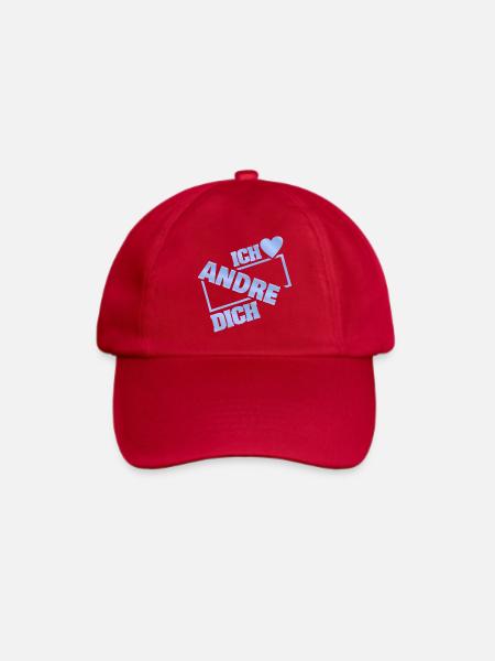 Andre als Liebe - Baseballkappe - klassisch Rot