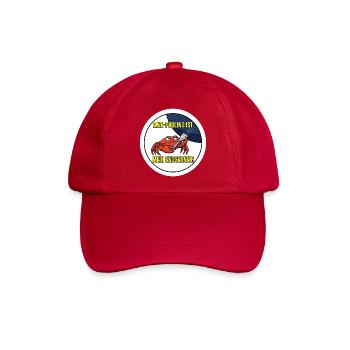 Anti-Fouling Endgegner T-Shirt Segel Boot - Baseballkappe - klassisch Rot - Vorne