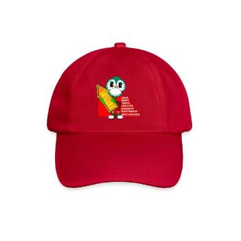 ZUFALL - Baseballkappe - klassisch Rot - Vorne