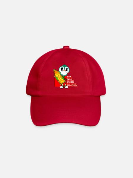 ZUFALL - Baseballkappe - klassisch Rot