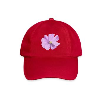 Wasserfarbene Blüte Flieder - Baseballkappe - klassisch Rot - Vorne