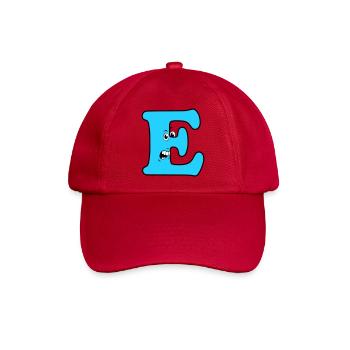 E - Baseballkappe - klassisch Rot - Vorne