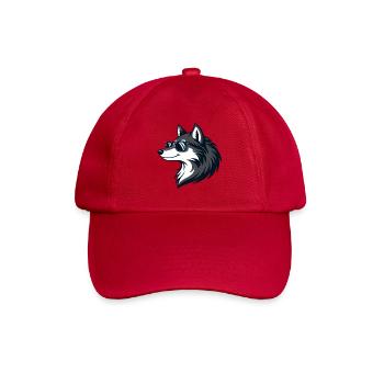 Moderne Wolf-Sonnenbrillen - Baseballkappe - klassisch Rot - Vorne