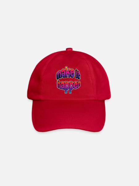 Make It Happen Gradient - Baseballkappe - klassisch Rot