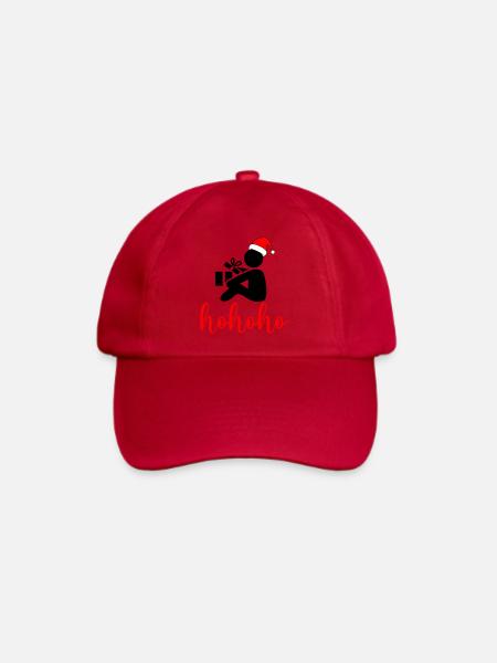 HoHoHo Santa Script - Baseballkappe - klassisch Rot