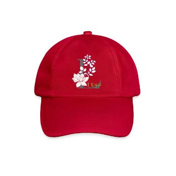 Initiale Buchstabe Lena - Baseballkappe - klassisch Rot - Vorne