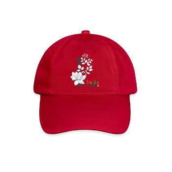 Buchstabe L  Luisa - Baseballkappe - klassisch Rot - Vorne