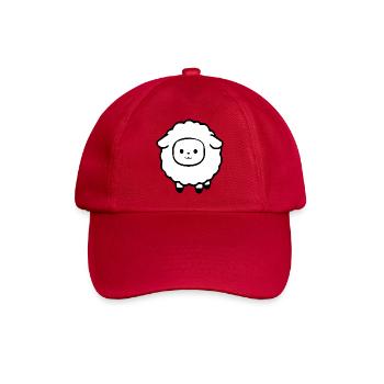 Schaf Schäfchen Lamm - Baseballkappe - klassisch Rot - Vorne