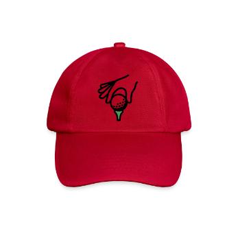 Golfball Abschlag Tee Golfsport Golfclub Golfer - Baseballkappe - klassisch Rot - Vorne
