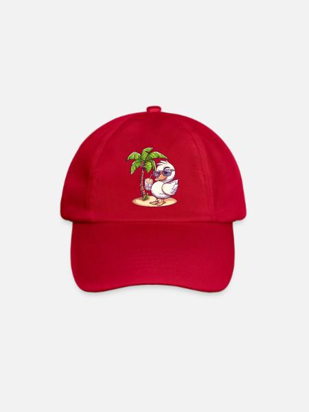 Gans Sommer Palme - Baseballkappe - klassisch Rot
