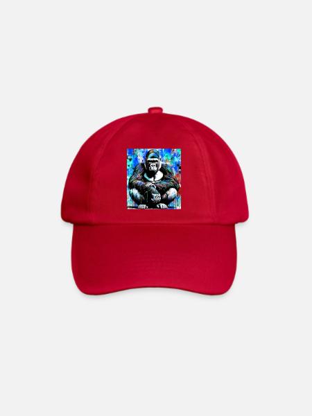 Gorilla - Baseballkappe - klassisch Rot
