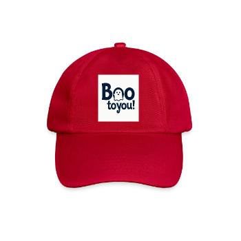 Buh an dich Ghost Design - Baseballkappe - klassisch Rot - Vorne