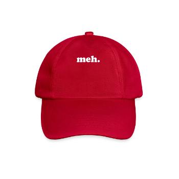 Meh lustiger Aussenseiter - Baseballkappe - klassisch Rot - Vorne