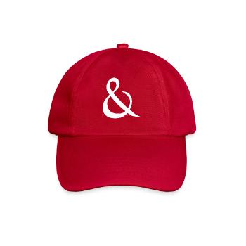 & Und Zeichen - Baseballkappe - klassisch Rot - Vorne