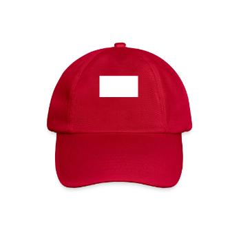 Rechteck - Baseballkappe - klassisch Rot - Vorne