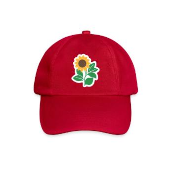 Sonnenblume - Baseballkappe - klassisch Rot - Vorne