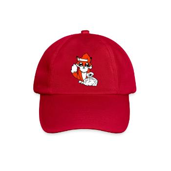 Fuchs Rotfuchs Weihnachtsmann Weihnachten Geschenk - Baseballkappe - klassisch Rot - Vorne