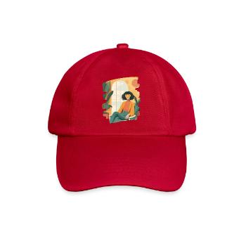 Relax Meditation Selfcare Me-Time - Baseballkappe - klassisch Rot - Vorne