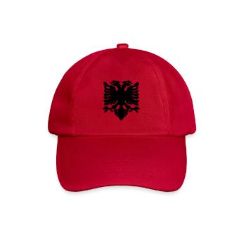 Albanien flagge Zeichen - Baseballkappe - klassisch Rot - Vorne