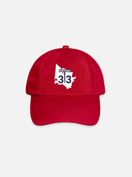 Gironde 33 - Baseballkappe - klassisch Rot