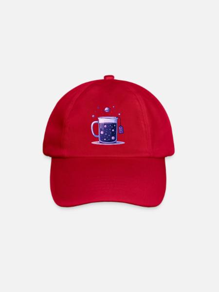 Universum-Tee Galaxie in der Tee Tasse - Baseballkappe - klassisch Rot